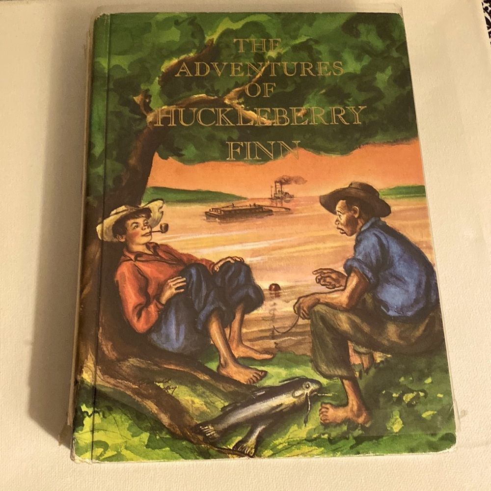 The Adventures of Huckleberry Finn by Mark Twain Hardback Book 1989 Printing